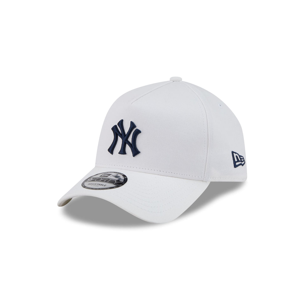 New York or Nowhere x New York Yankees Optic White 9FORTY A-Frame Snapback Hat