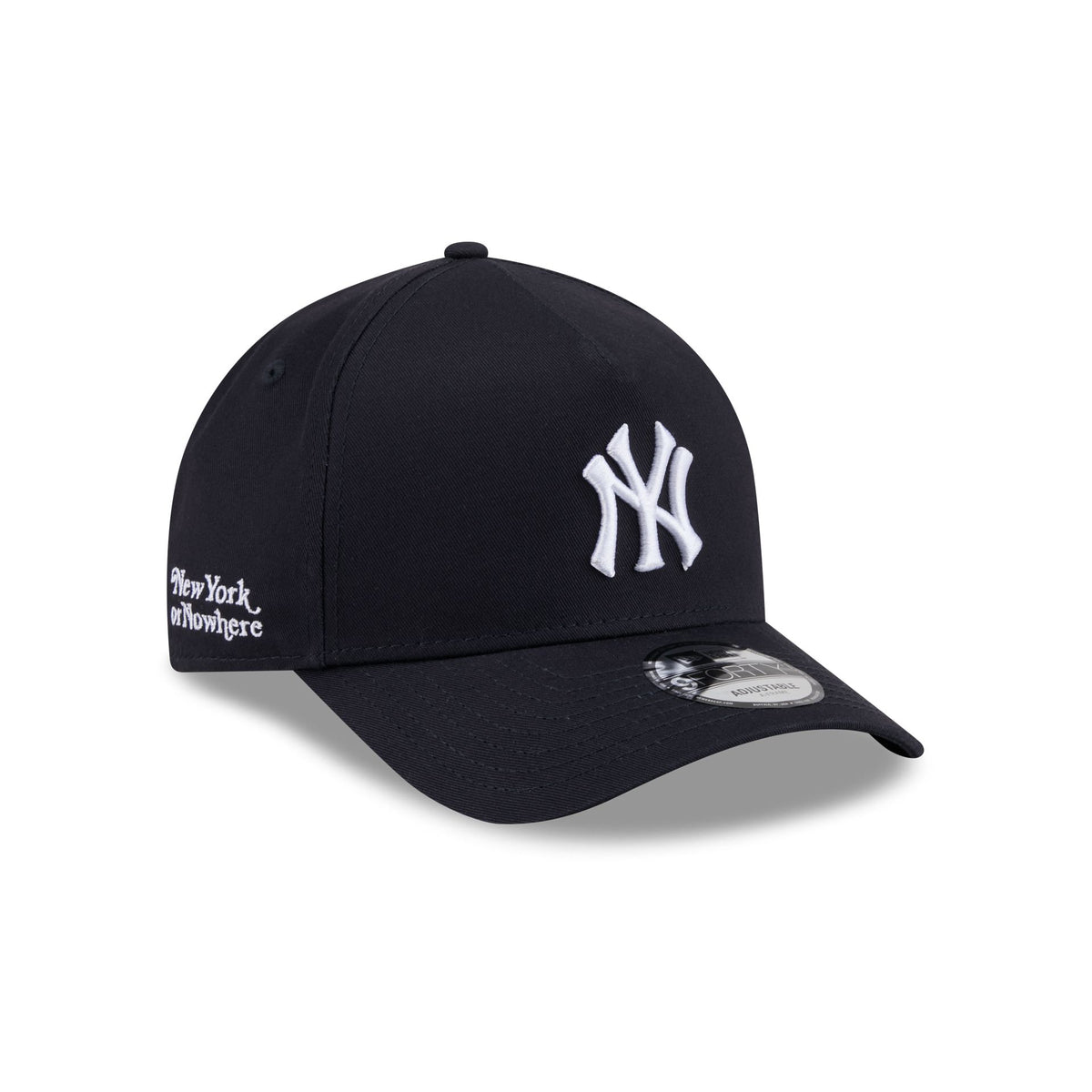 New York or Nowhere x New York Yankees Navy Side 9FORTY A-Frame Snapback Hat