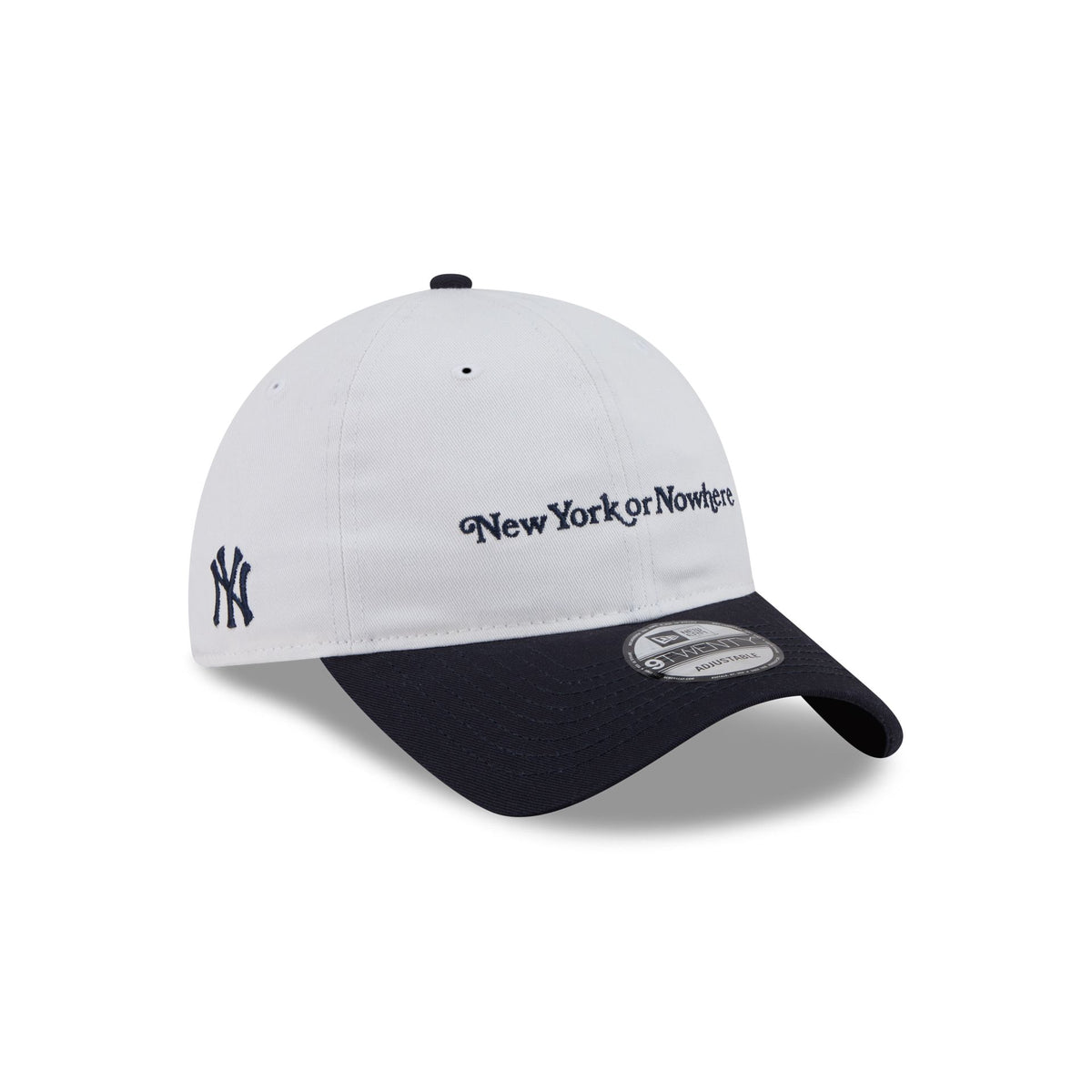 New York or Nowhere x New York Yankees White Two Tone 9TWENTY Adjustable Hat
