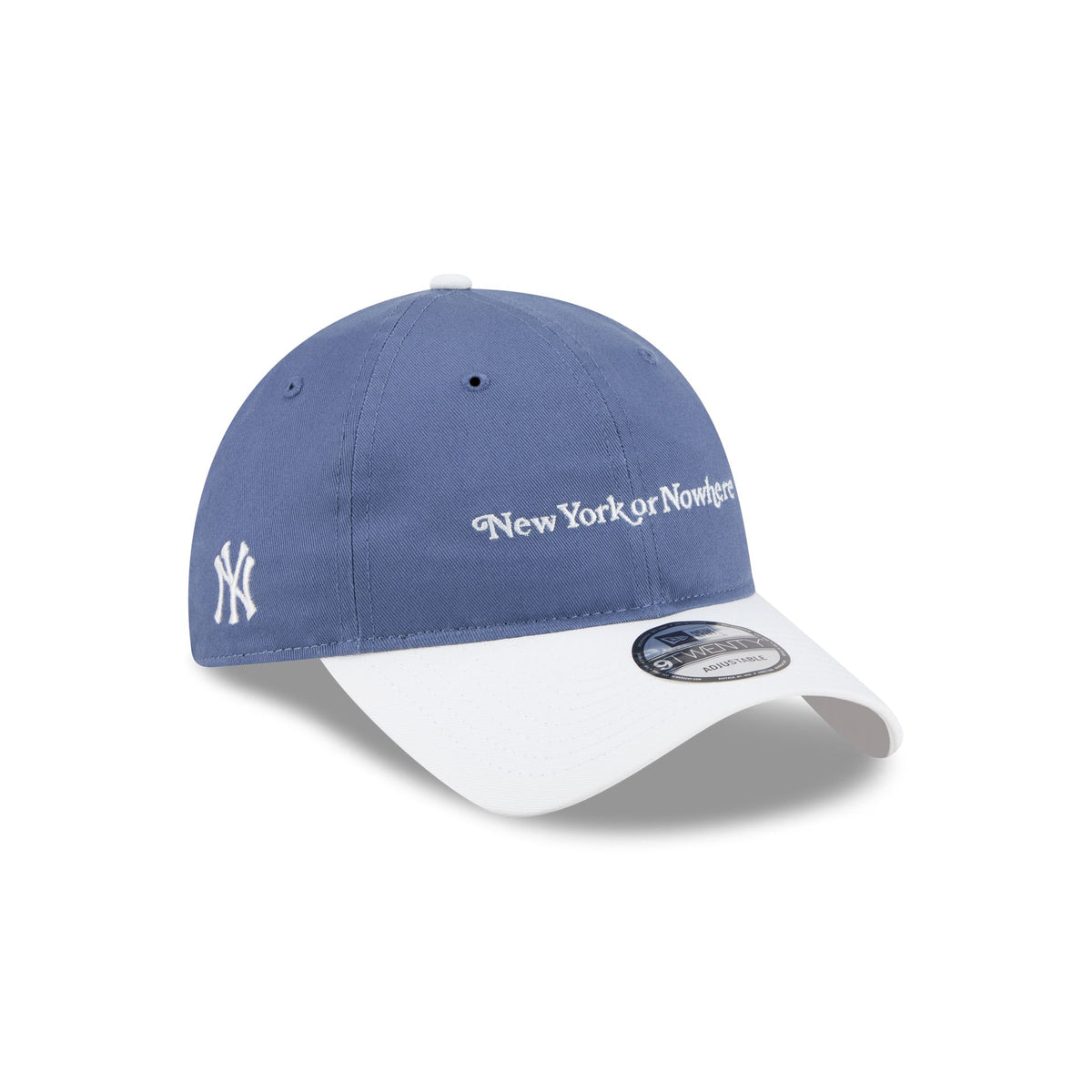 New York or Nowhere x New York Yankees Slate Blue Script 9TWENTY Adjustable Hat