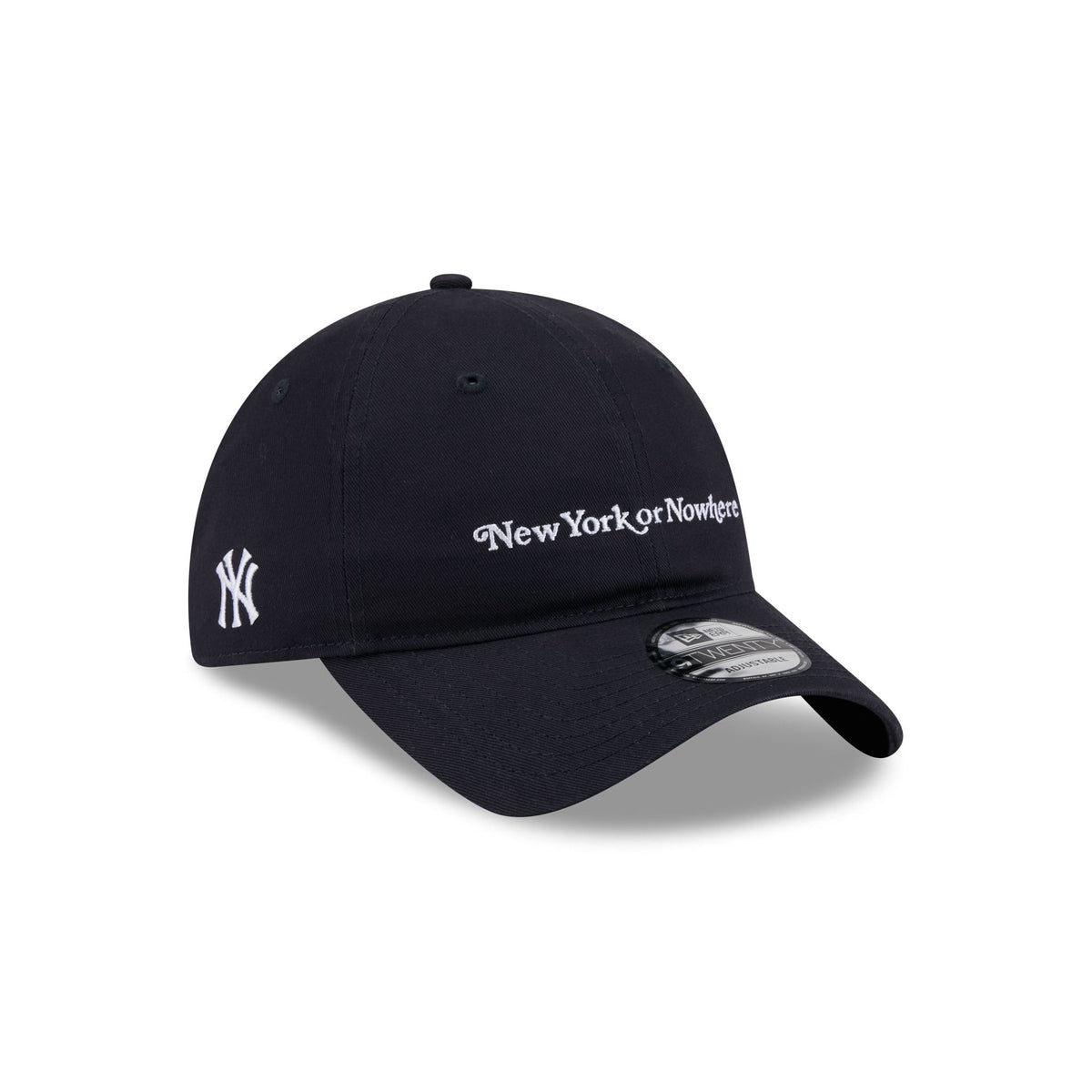 New York or Nowhere x New York Yankees Navy Script 9TWENTY Adjustable Hat