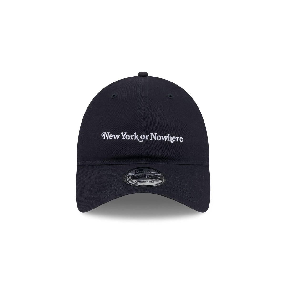 New York or Nowhere x New York Yankees Navy Script 9TWENTY Adjustable Hat