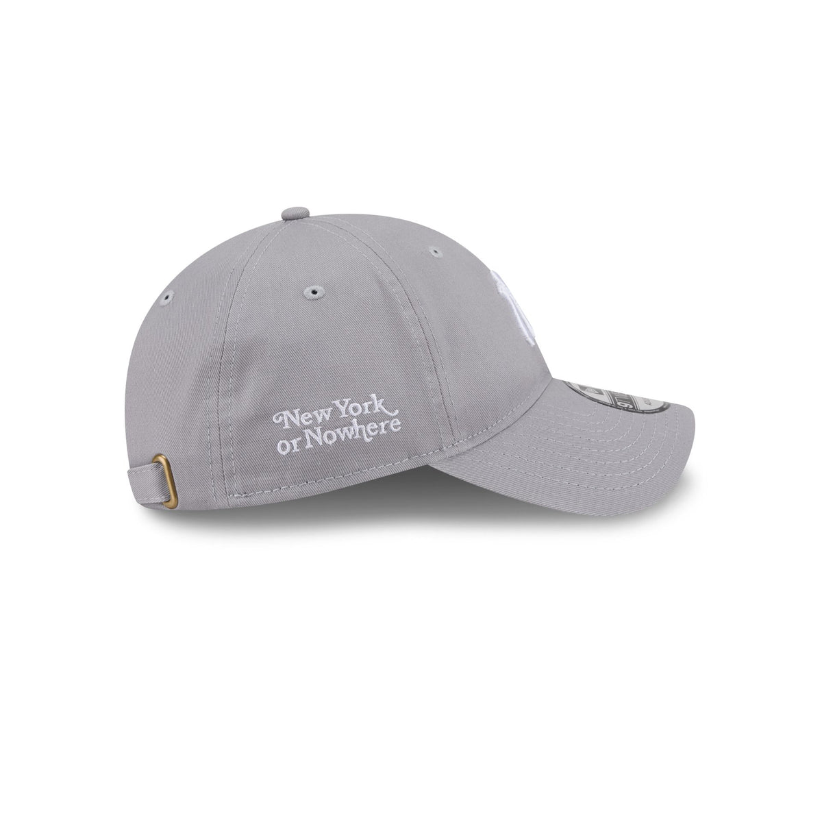 New York or Nowhere x New York Yankees Light Gray 9TWENTY Adjustable Hat