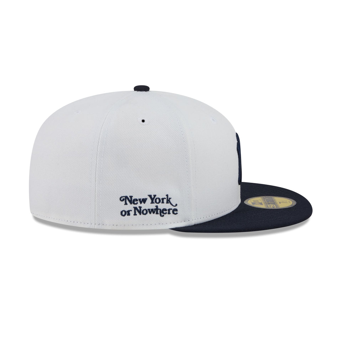 New York or Nowhere x New York Yankees White Two Tone 59FIFTY Fitted Hat