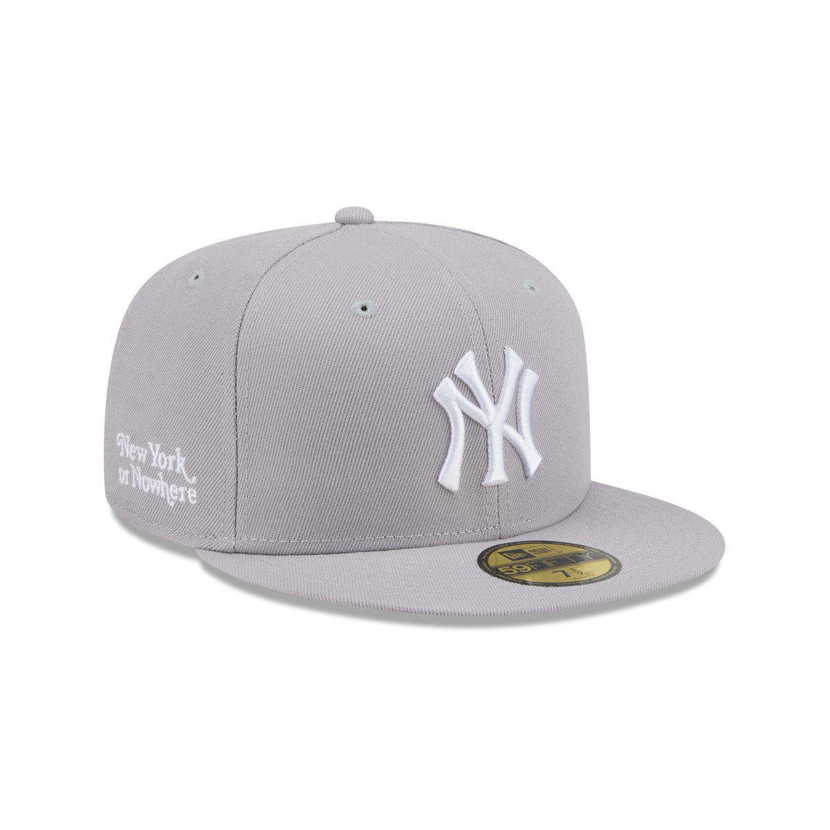 New York or Nowhere x New York Yankees Light Gray 59FIFTY Fitted Hat