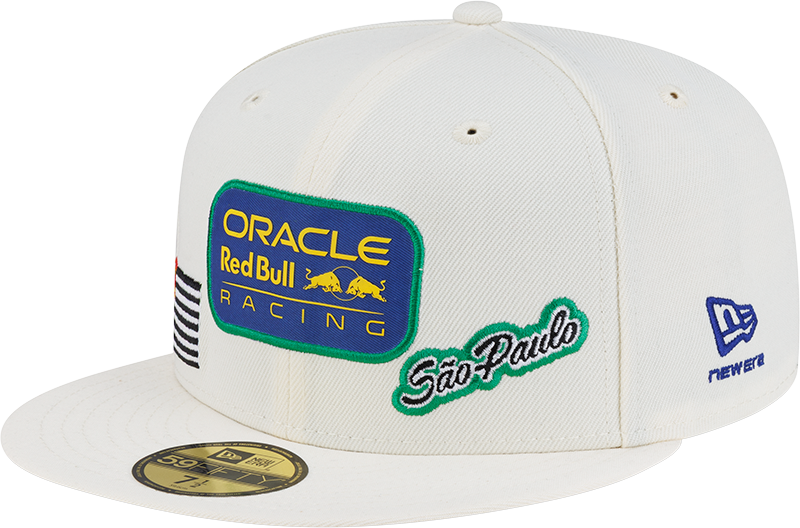 2026 Brazil Race Special Oracle Red Bull Racing Chrome White 59FIFTY Fitted Hat