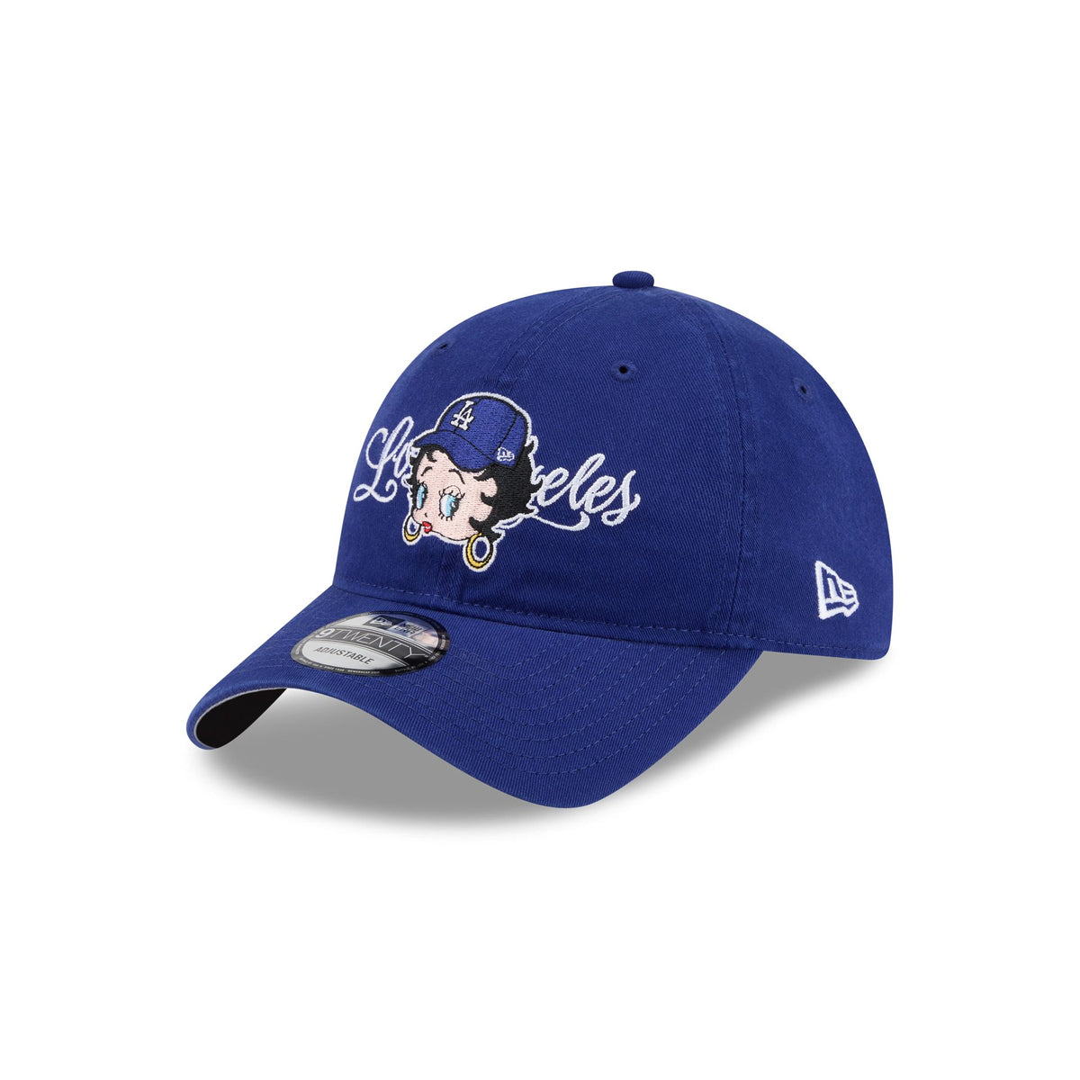 Bella Doña x Betty Boop x Los Angeles Dodgers Script 9TWENTY Adjustable Hat