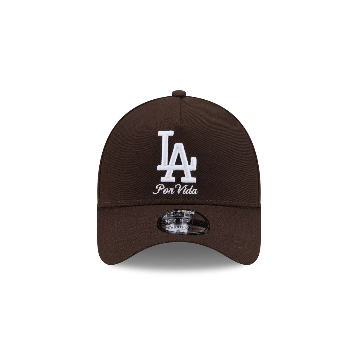 Bella Doña x Betty Boop x Los Angeles Dodgers Script Brown 9FORTY A-Frame Snapback Hat