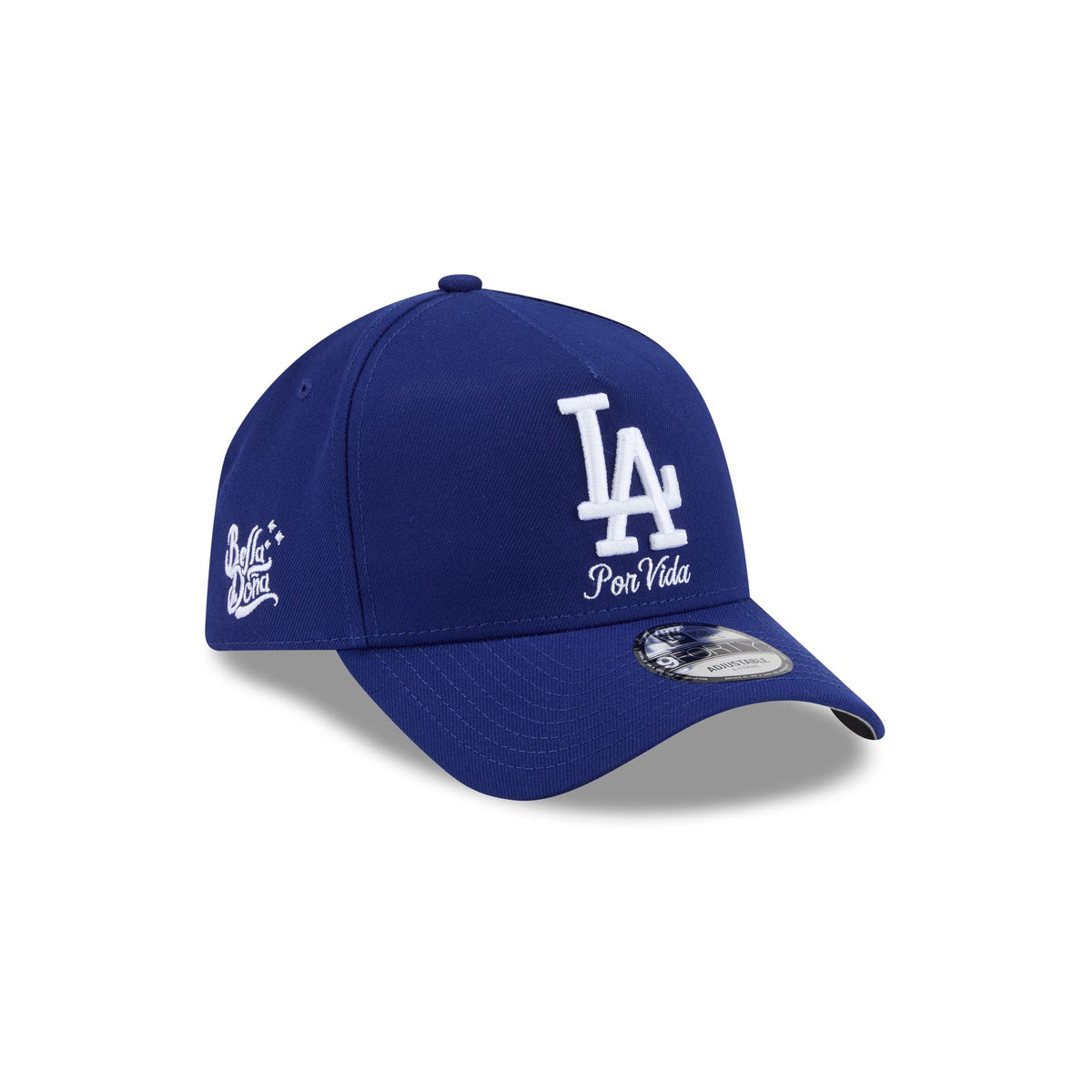 Bella Doña x Betty Boop x Los Angeles Dodgers Script 9FORTY A-Frame Snapback Hat