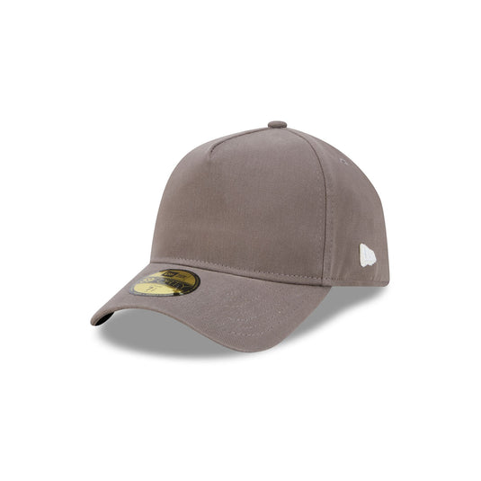 New Era Cap Cotton Twill Gray 59FORTY A-Frame Fitted Hat