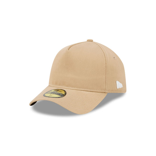 New Era Cap Cotton Twill Tan 59FORTY A-Frame Fitted Hat