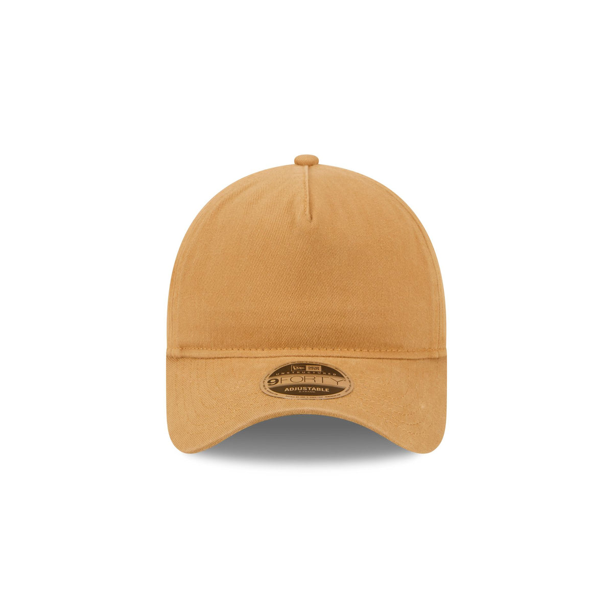 New Era Cap Orange Khaki Soft Wash 9FORTY A-Frame Unstructured Adjustable Hat