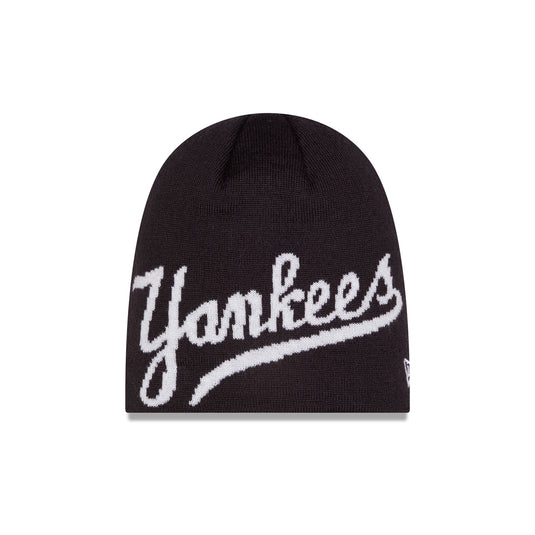 Aimé Leon Dore New York Yankees Script Print Beanie Hat