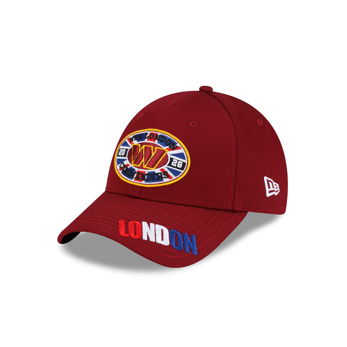 Washington Commanders 2026 International Games 9FORTY Snapback Hat
