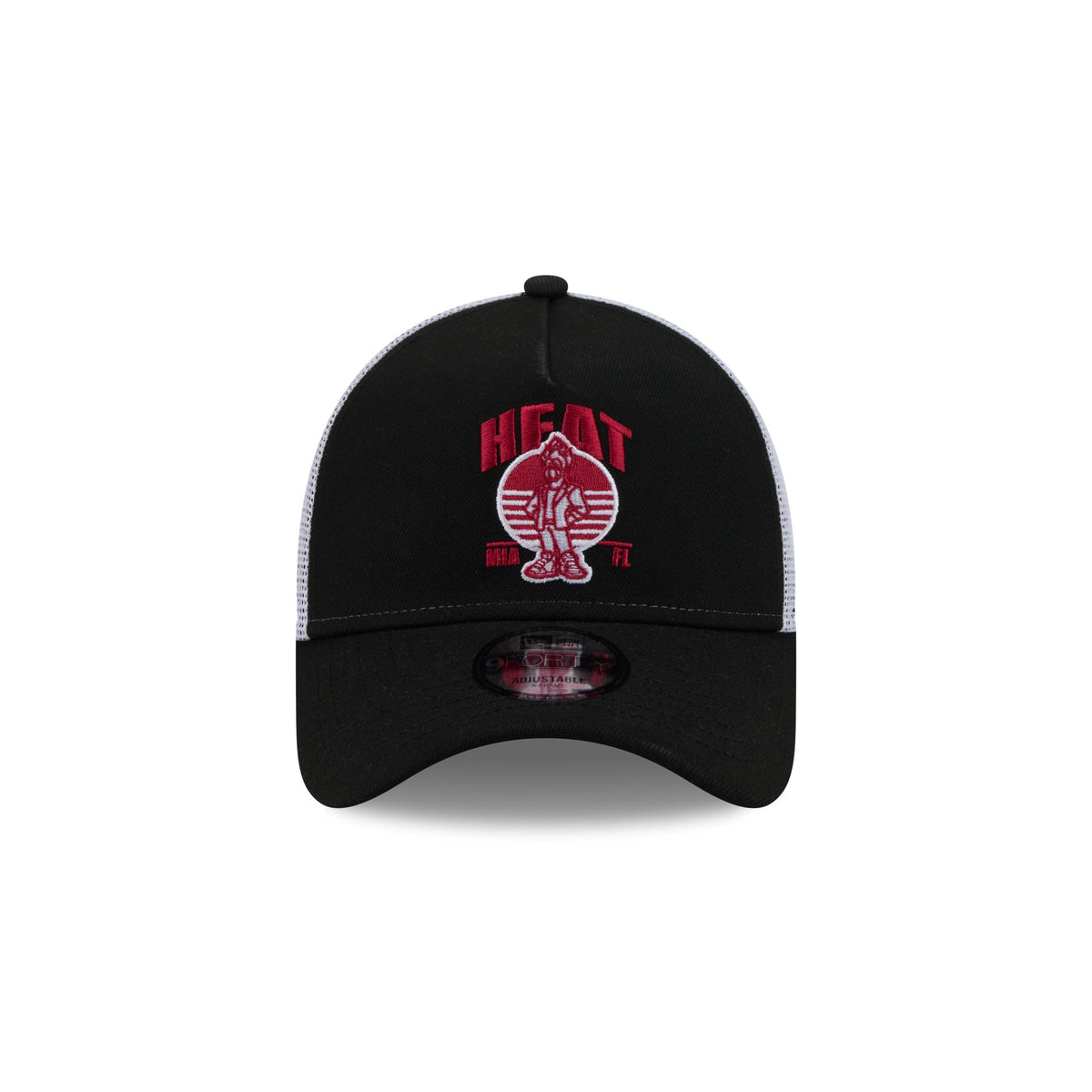 Miami Heat Mascot 9FORTY A-Frame Trucker Hat
