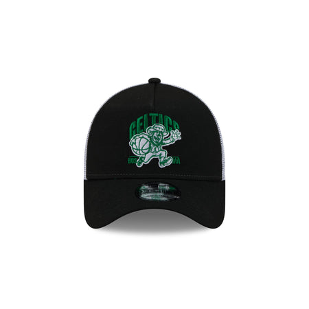 Boston Celtics Mascot 9FORTY A-Frame Trucker Hat