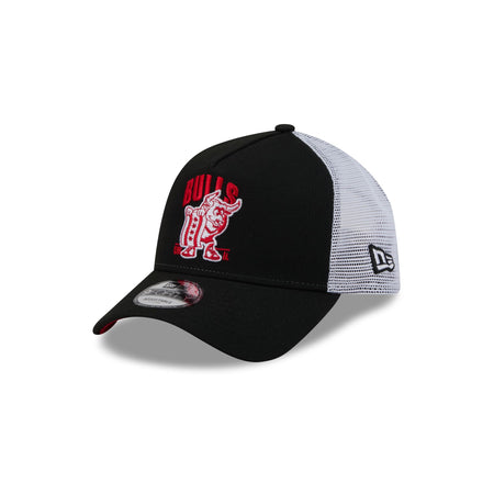 Chicago Bulls Mascot 9FORTY A-Frame Trucker Hat