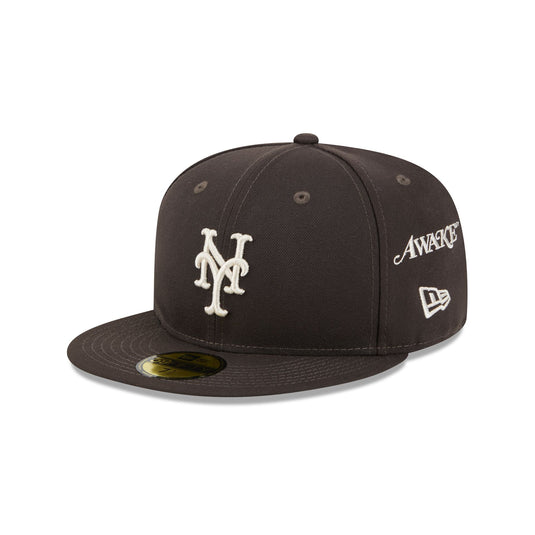 Awake NY x Flow Mayor x New York Mets Brown 59FIFTY Fitted Hat