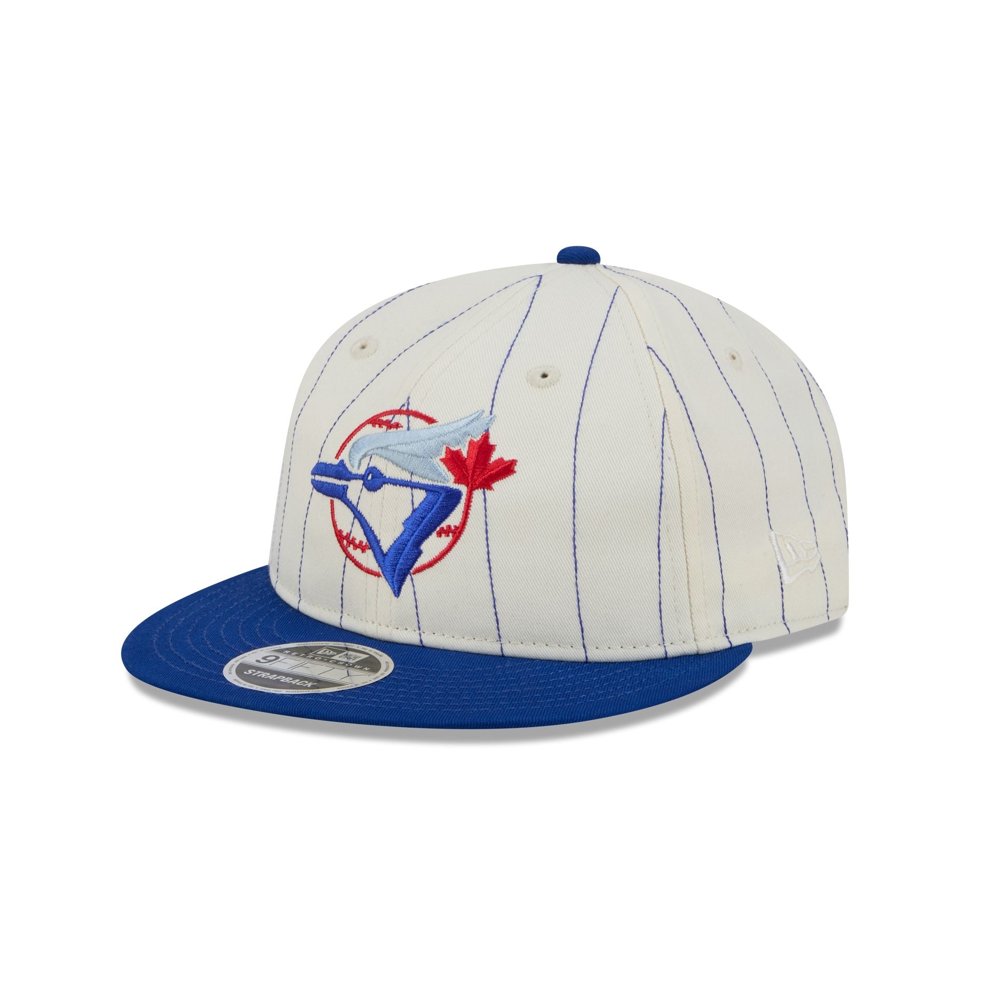 Lost & Found x Toronto Blue Jays Pinstripe Retro Crown 9FIFTY Adjustable Hat