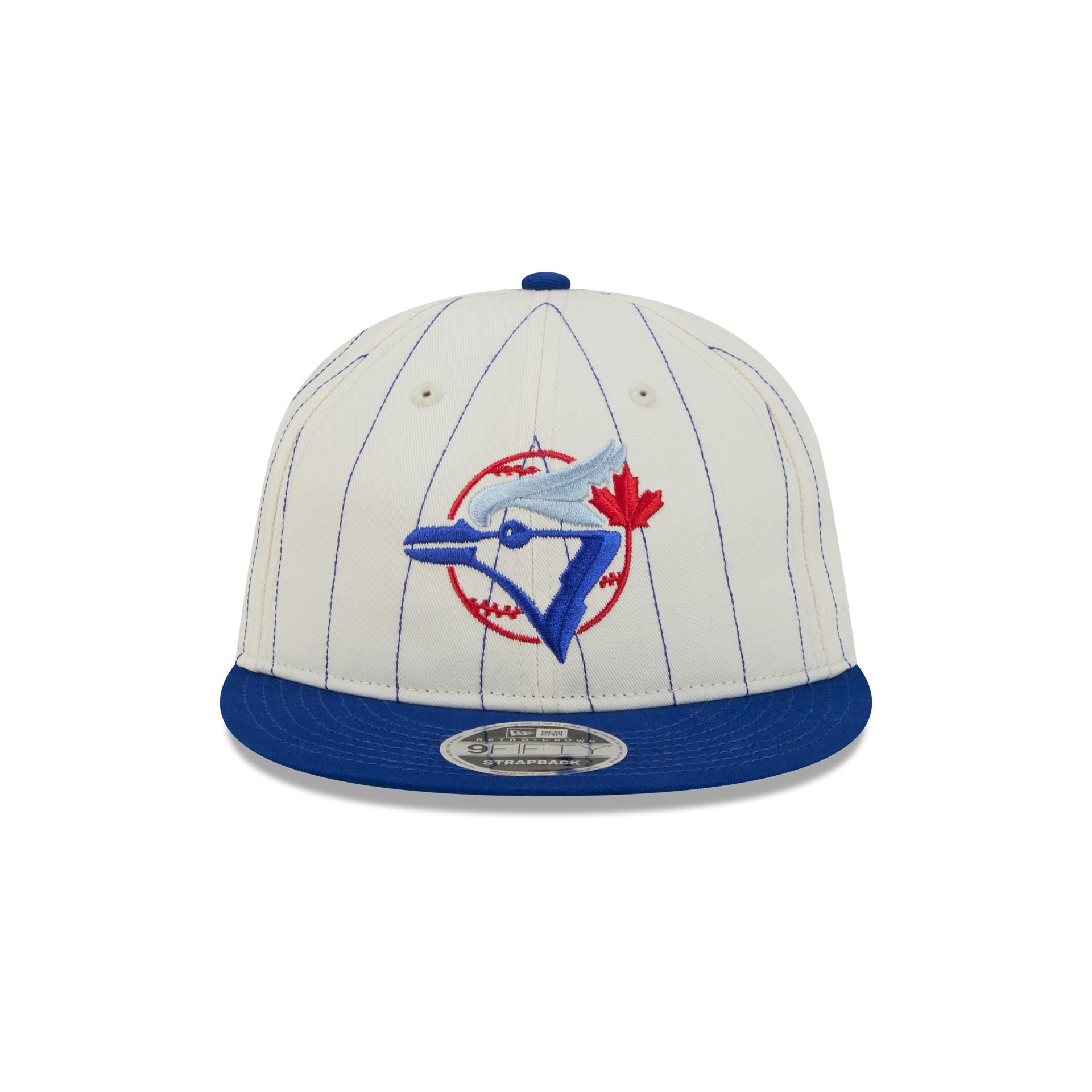 Lost & Found x Toronto Blue Jays Pinstripe Retro Crown 9FIFTY Adjustable Hat