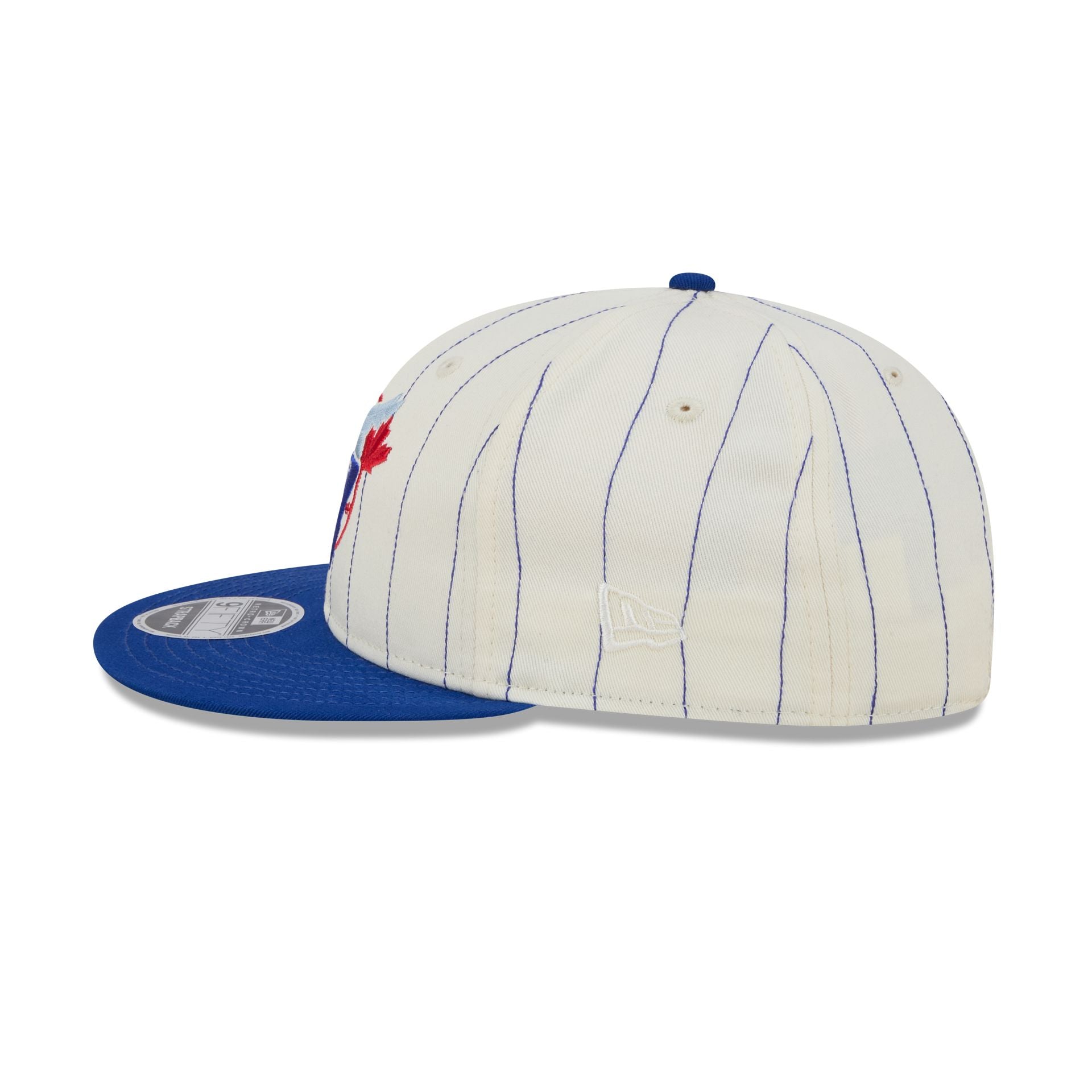 Lost & Found x Toronto Blue Jays Pinstripe Retro Crown 9FIFTY Adjustable Hat