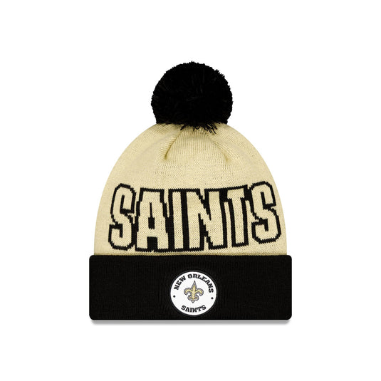 New Orleans Saints 2026 International Games Pom Knit Hat
