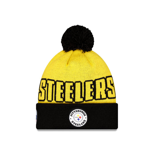 Pittsburgh Steelers 2026 International Games Pom Knit Hat
