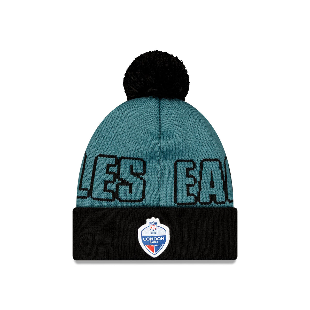 Philadelphia Eagles 2026 International Games Pom Knit Hat