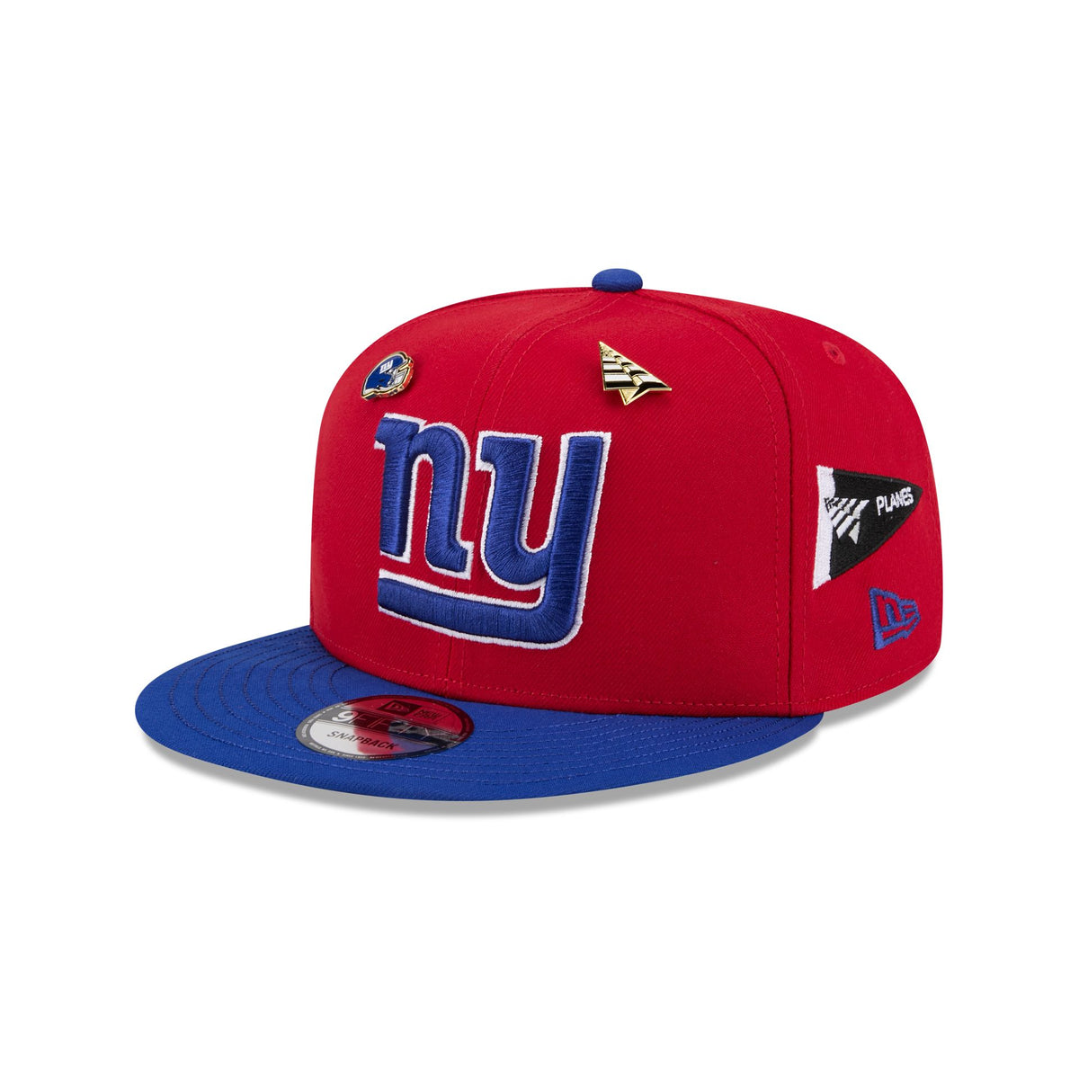 Paper Planes x New York Giants Red 9FIFTY Snapback Hat