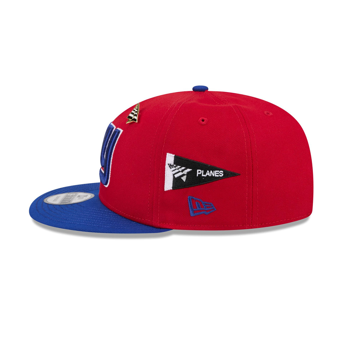 Paper Planes x New York Giants Red 9FIFTY Snapback Hat