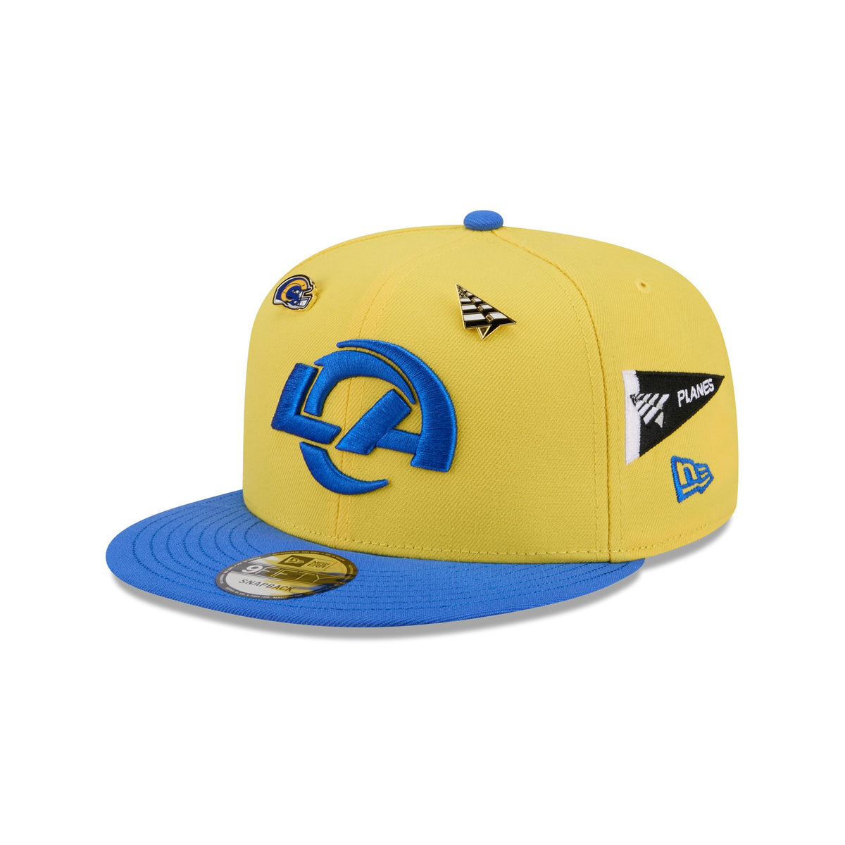 Paper Planes x Los Angeles Rams Yellow 9FIFTY Snapback Hat