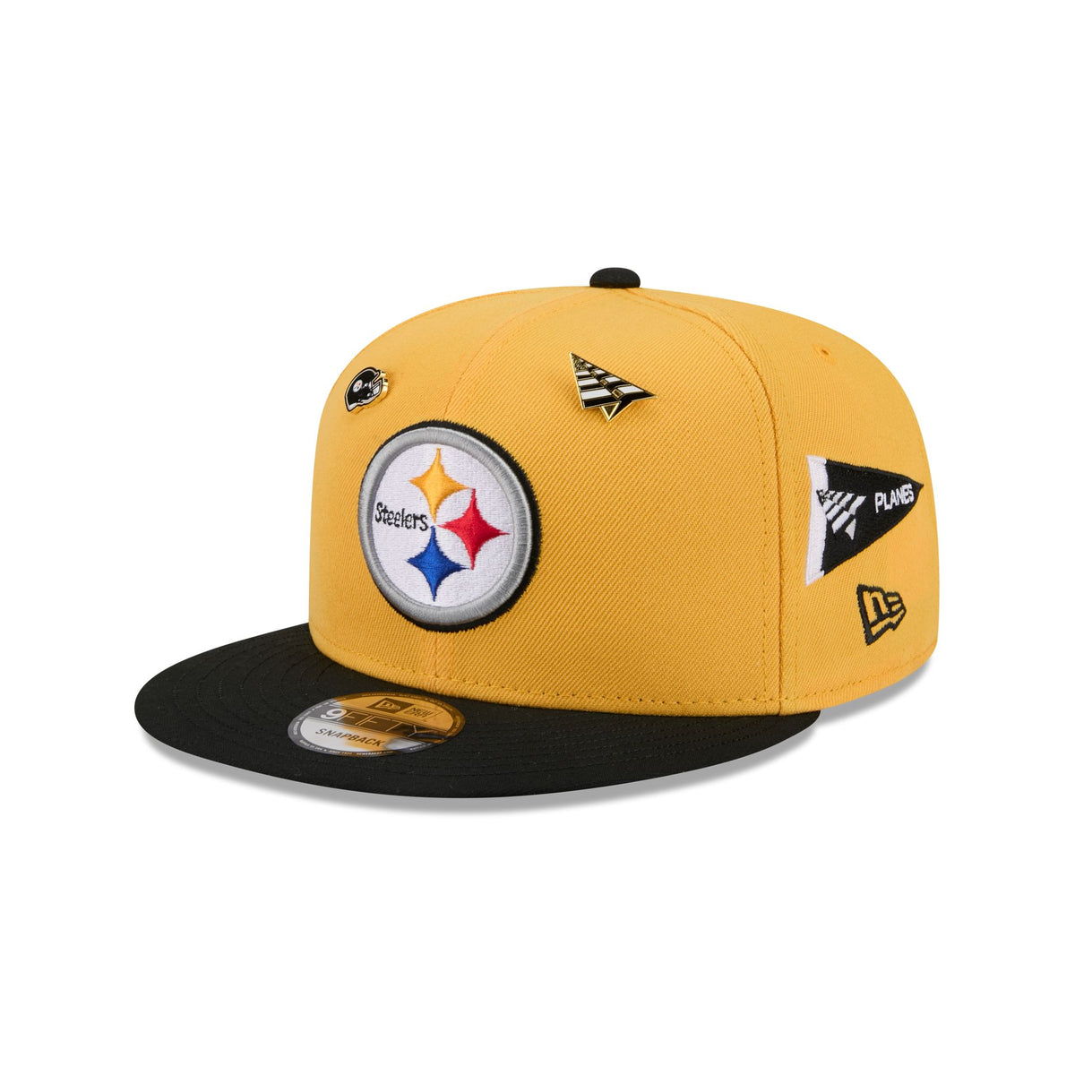 Paper Planes x Pittsburgh Steelers Yellow 9FIFTY Snapback Hat