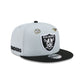Paper Planes x Las Vegas Raiders Gray 9FIFTY Snapback Hat