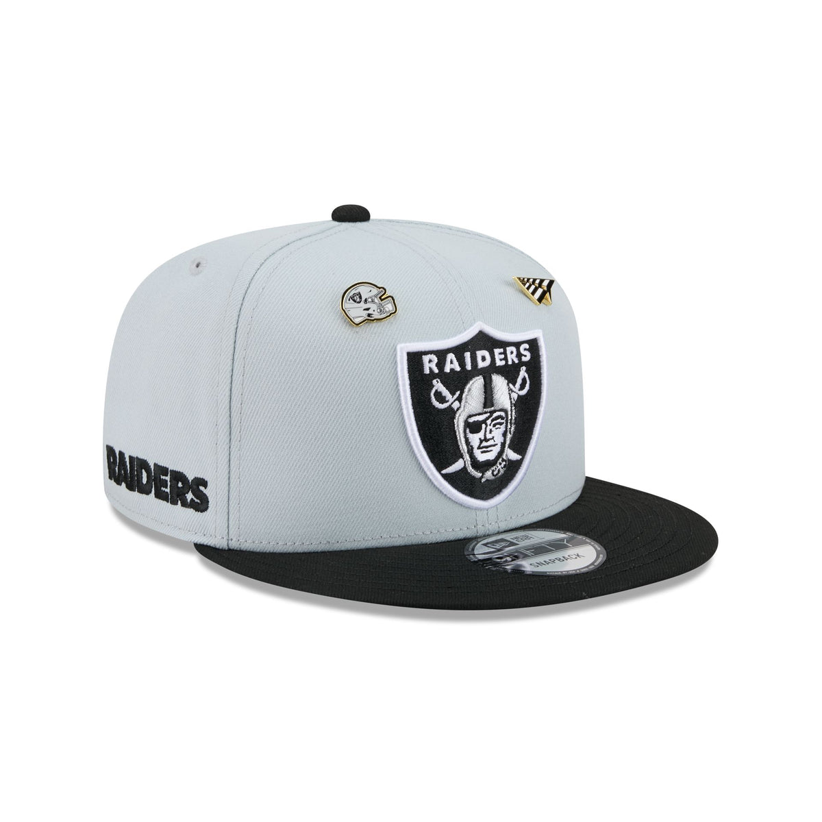 Paper Planes x Las Vegas Raiders Gray 9FIFTY Snapback Hat