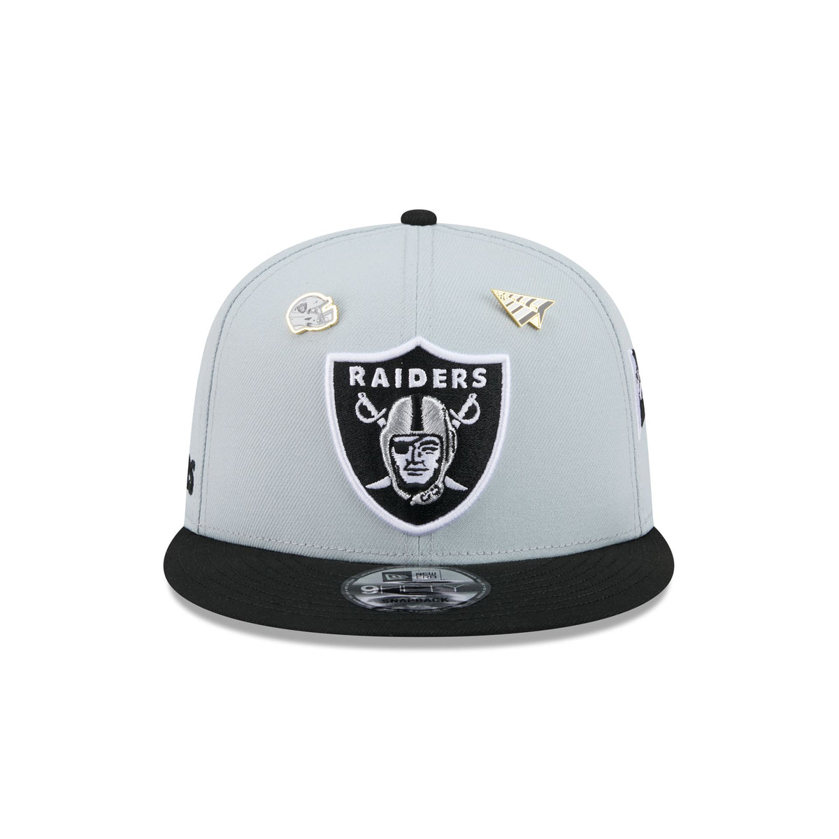 Paper Planes x Las Vegas Raiders Gray 9FIFTY Snapback Hat