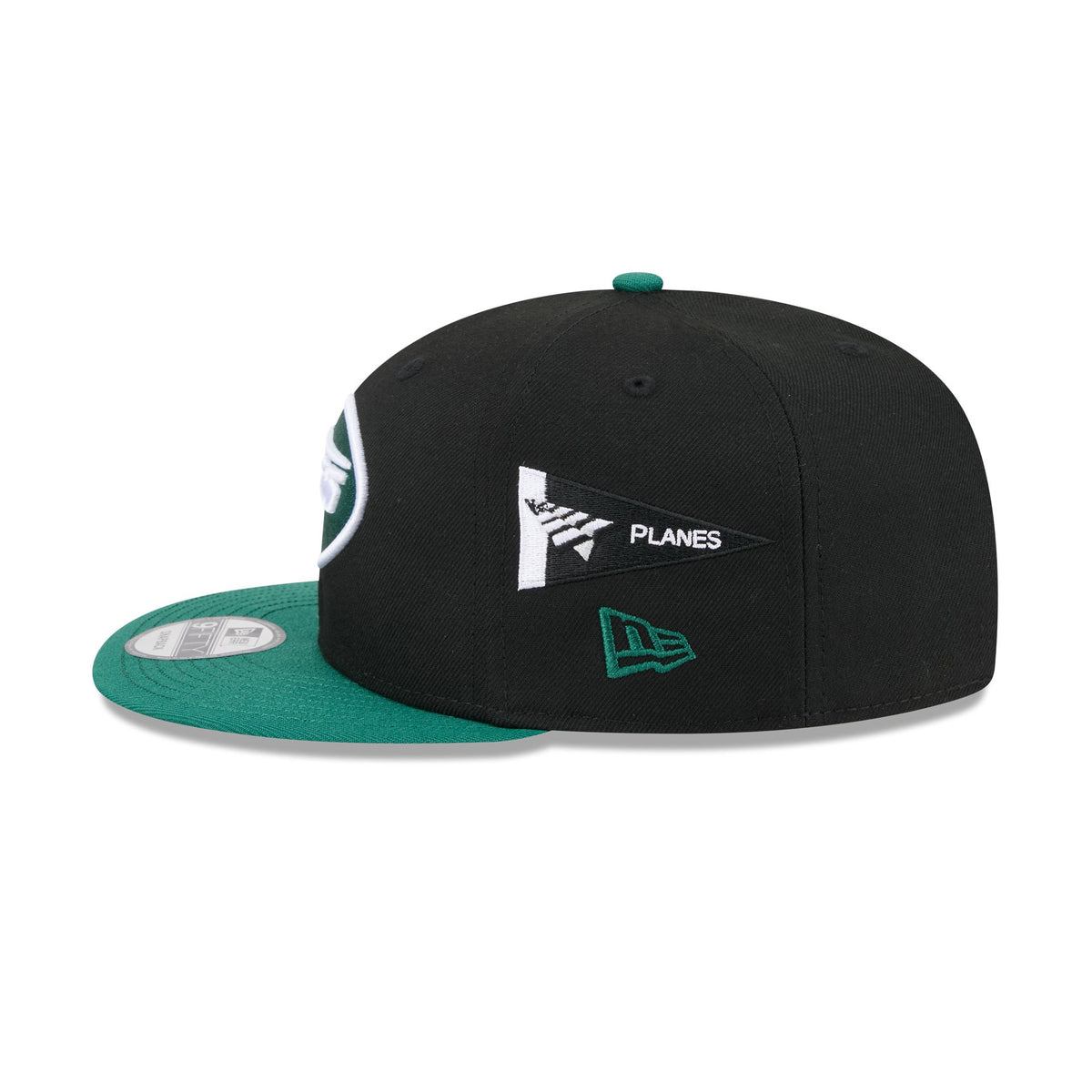 Paper Planes x New York Jets Black 9FIFTY Snapback Hat