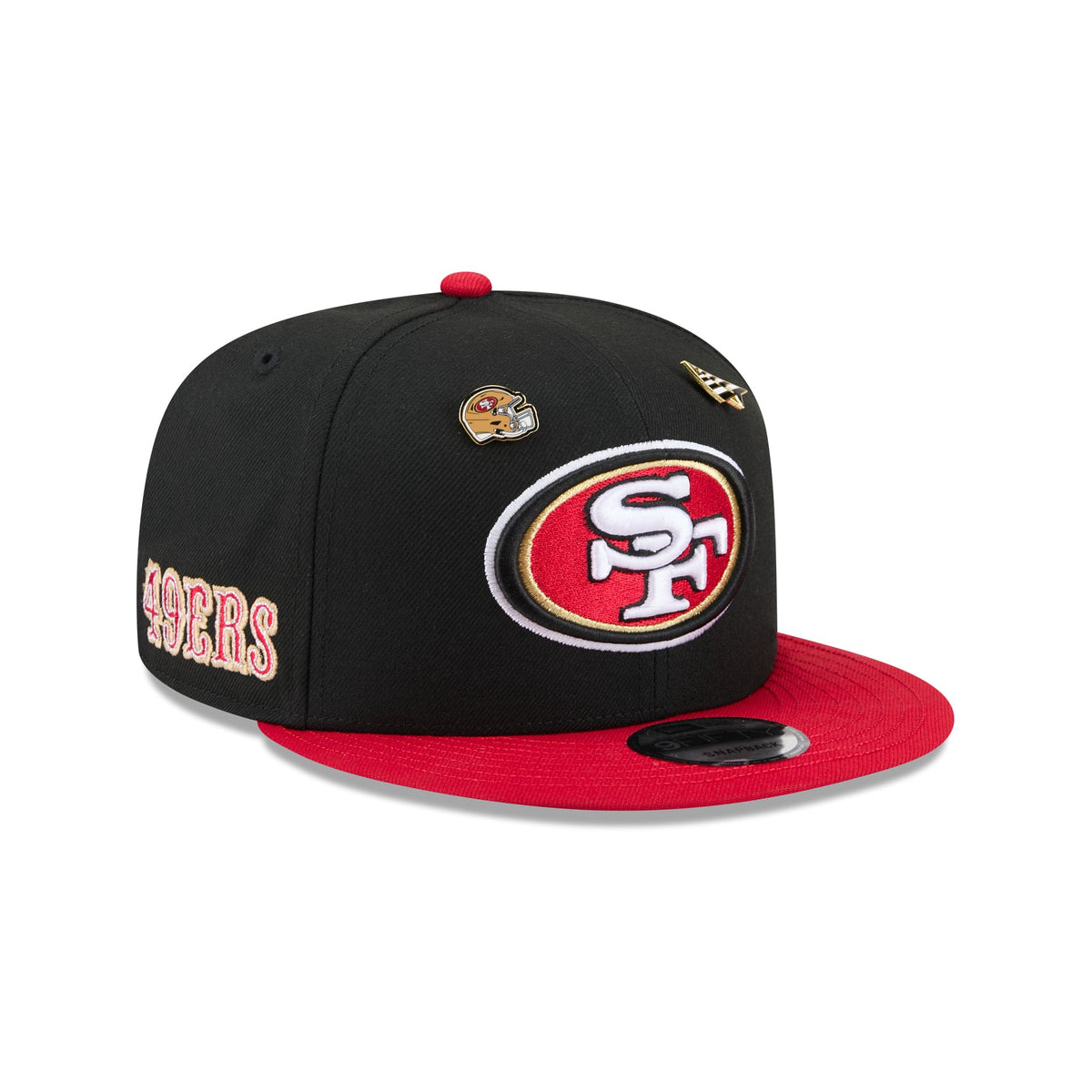 Paper Planes x San Francisco 49ers Black 9FIFTY Snapback Hat