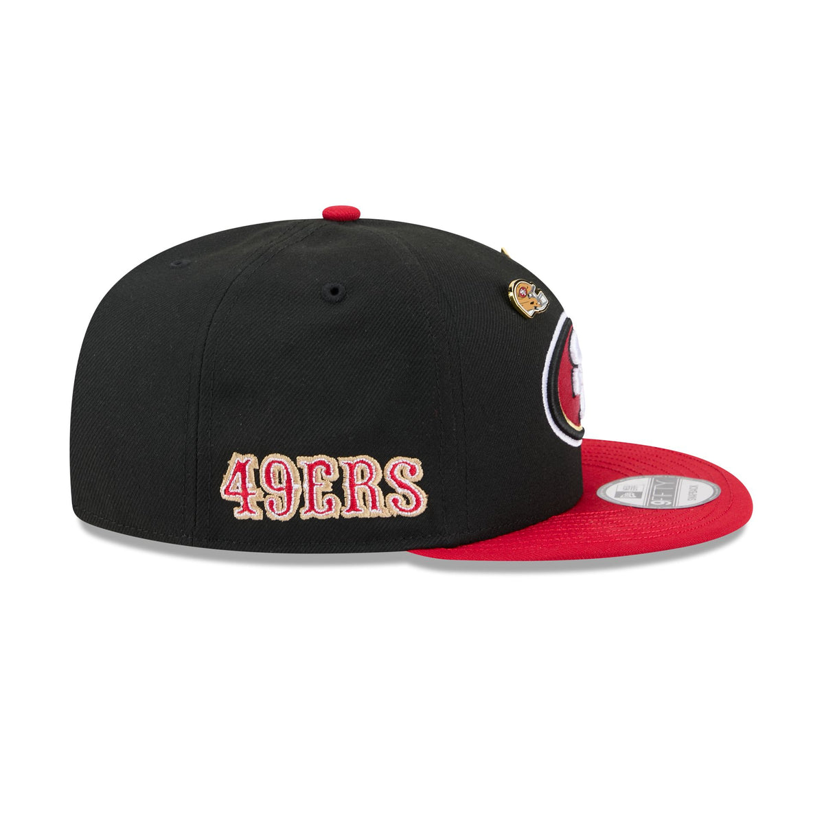 Paper Planes x San Francisco 49ers Black 9FIFTY Snapback Hat