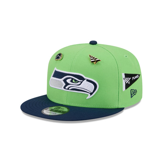 Paper Planes x Seattle Seahawks Green 9FIFTY Snapback Hat