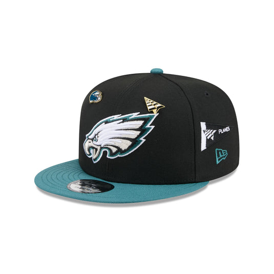 Paper Planes x Philadelphia Eagles Black 9FIFTY Snapback Hat