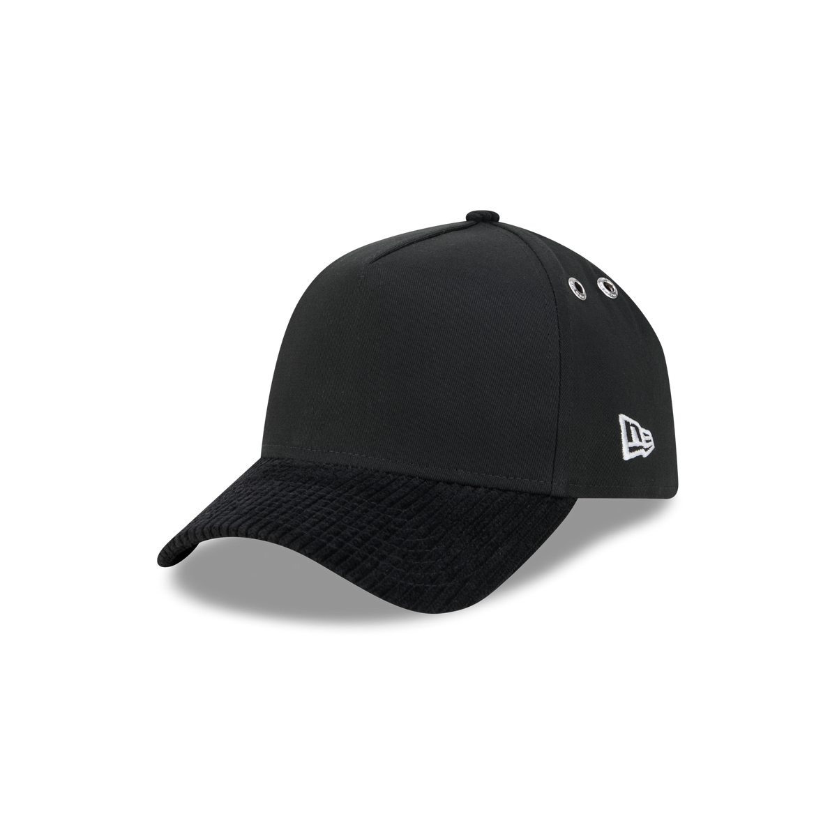 New Era Branded Cord Black 59FORTY A-Frame Fitted Hat