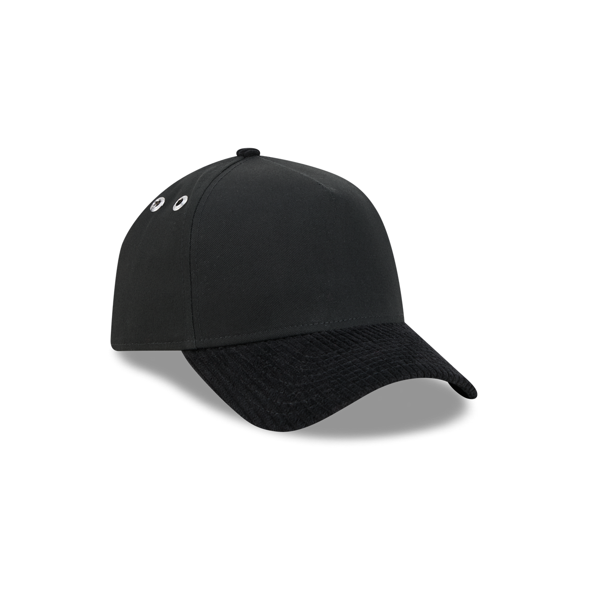 New Era Branded Cord Black 59FORTY A-Frame Fitted Hat