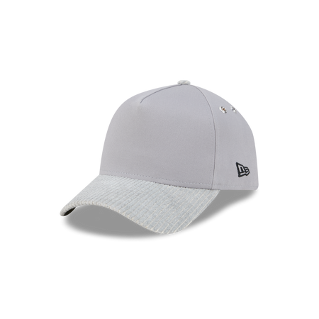 New Era Branded Cord Heather Gray 59FORTY A-Frame Fitted Hat