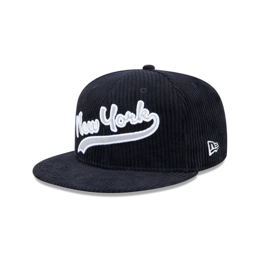 New Era Branded Cord Black 59FIFTY Fitted Hat