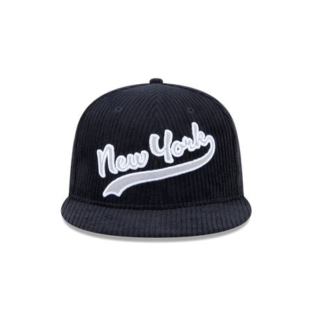 New Era Branded Cord Black 59FIFTY Fitted Hat