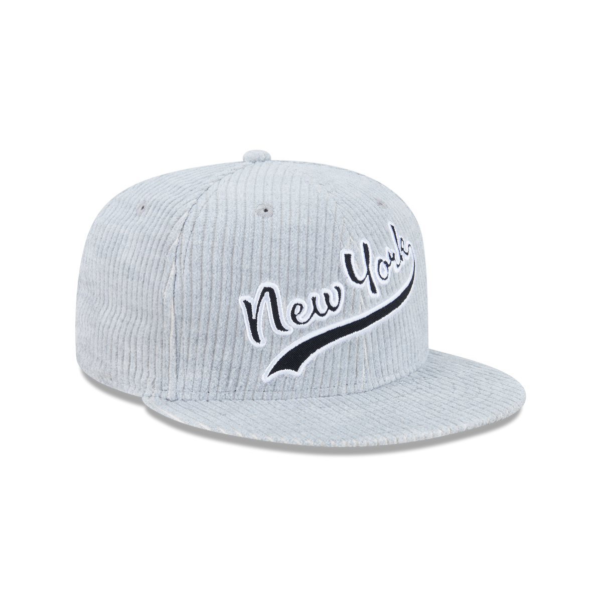 New Era Branded Cord Heather Gray 59FIFTY Fitted Hat