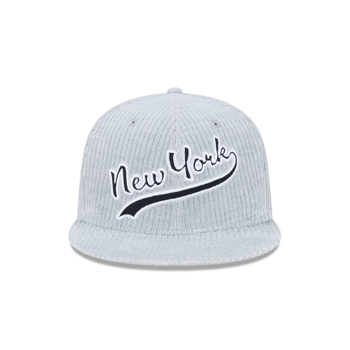 New Era Branded Cord Heather Gray 59FIFTY Fitted Hat