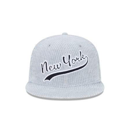 New Era Branded Cord Heather Gray 59FIFTY Fitted Hat
