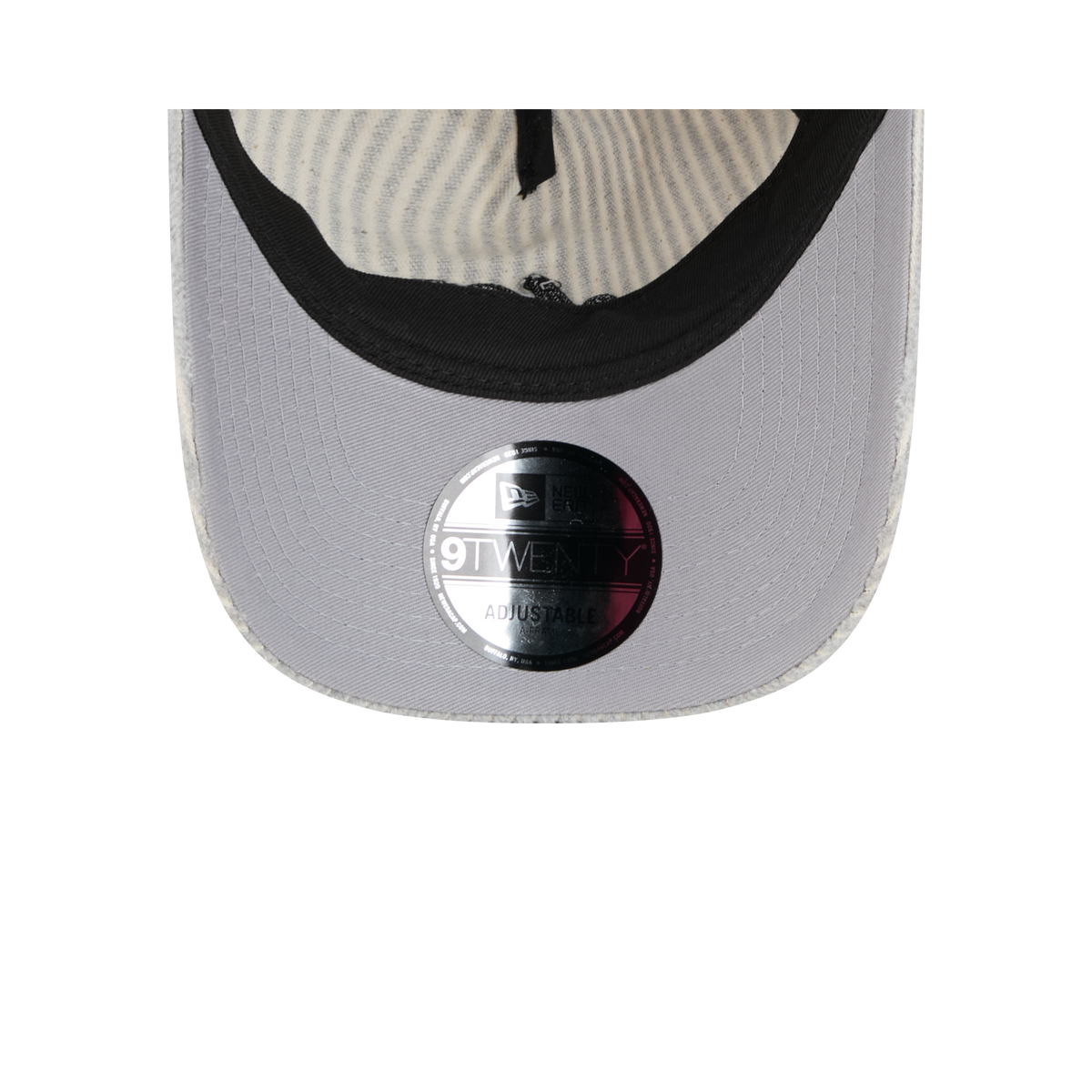 New Era Branded Cord Heather Gray 9TWENTY A-Frame Adjustable Hat