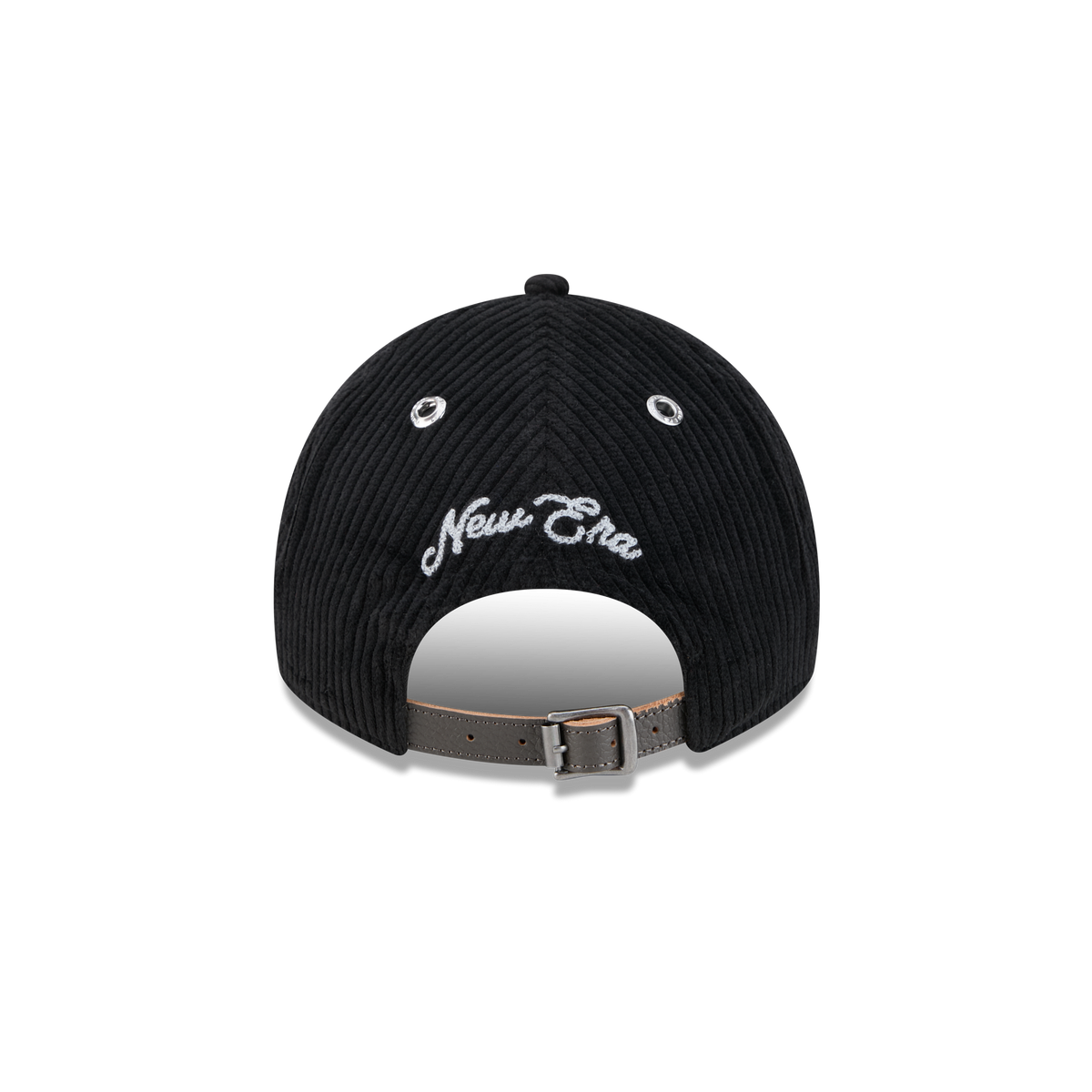 New Era Branded Cord Black 9TWENTY A-Frame Adjustable Hat